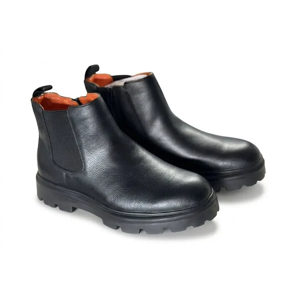 NEW! J.Ferrar JF Watts Men's Chelsea Boot Black 12M